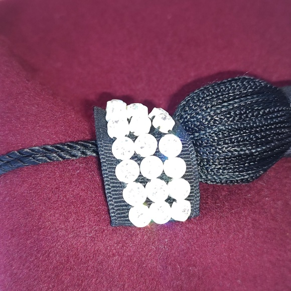 Vtg Zuhrah Shriner Jewelled Ceremonial Hat Genuine Leather Fez Size 7 1/8 - Picture 5 of 11